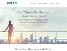 Tablet Screenshot of catchtalent.com